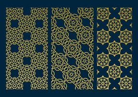 fond de mandala motif arabe simple vecteur