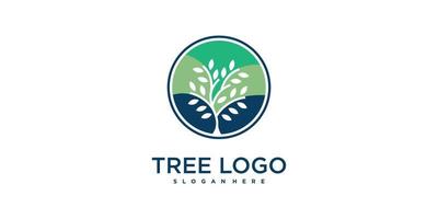 logo arbre avec concept créatif unique vecteur premium partie 2