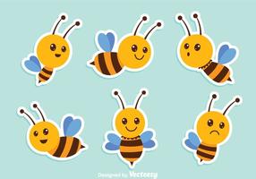 Cute Bee Vectors