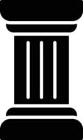 icône de glyphe de pilier vecteur