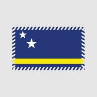 vecteur de drapeau de curaçao. drapeau national