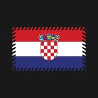 vecteur de drapeau croatie. drapeau national