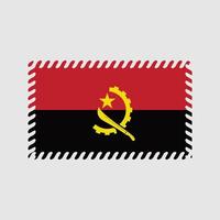 vecteur de drapeau angola. drapeau national