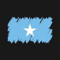 vecteur de brosse drapeau somalie. drapeau national
