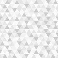 motif géométrique triangle blanc et gris. fond abstrait sans couture. illustration vectorielle. vecteur