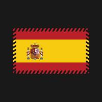 vecteur de drapeau d'espagne. drapeau national