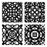 motifs de carreaux vintage design sans couture antique en illustration vectorielle vecteur gratuit