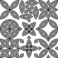 tuiles motifs conception sans couture en illustration vectorielle vecteur gratuit