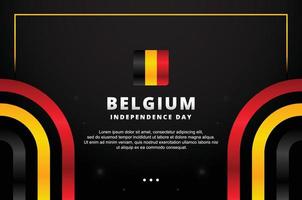 fond de conception de la fête de l'indépendance de la belgique pour le moment international vecteur