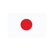 drapeau du japon. illustration vectorielle eps10 vecteur