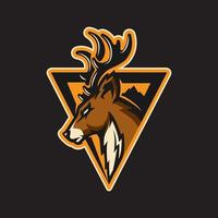 vecteur de sport logo cerf