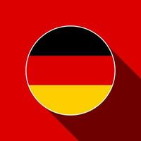 pays allemagne. drapeau allemand. illustration vectorielle. vecteur