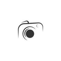 modèle d'illustration de conception de logo d'icône de caméra vecteur