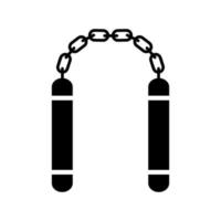 icône de vecteur nunchaku