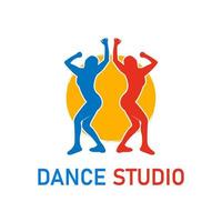 logo du studio de danse vecteur