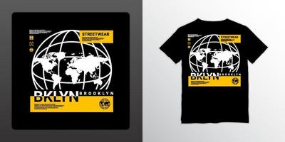 conception de t-shirts dans le monde entier, adaptée à la sérigraphie, aux vestes et autres vecteur