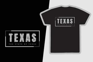 conception de t-shirts et de vêtements texas vecteur