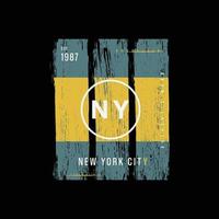 conception de t shirt vecteur typographie new york brooklyn