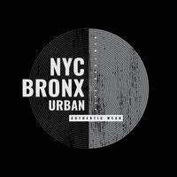 conception de t shirt vecteur typographie new york brooklyn