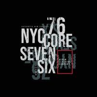 conception de t shirt vecteur typographie new york city