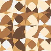 motif géométrique sans soudure de vecteur marron pour papiers peints, emballages, couvertures