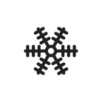 icône de flocon de neige eps 10 vecteur