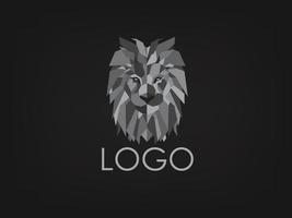 création de logo de lion, logo de roi vecteur
