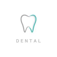 logo de la clinique dentaire. dentiste et bouche de santé. illustration pour votre entreprise vecteur