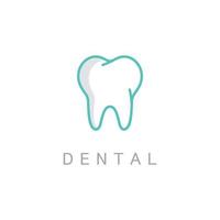 logo de la clinique dentaire. dentiste et bouche de santé. illustration pour votre entreprise vecteur