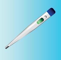 illustration de thermomètre numérique vecteur