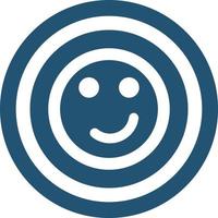 icône de vecteur de sourire qui convient au travail commercial et la modifie ou la modifie facilement