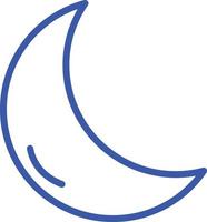 icône de vecteur de lune qui peut facilement être modifiée ou modifiée
