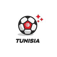 drapeau boule tunisie vecteur