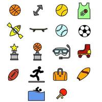 illustration graphique d'icône de sport vecteur