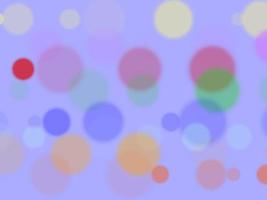 Doux cercle bokeh couleur pastel fond papier peint illustration design vecteur