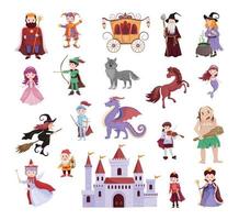 personnages de contes de fées vecteur