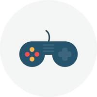 cercle plat de jeu vidéo vecteur