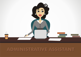 Assistant administratif Free Vector