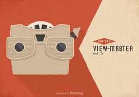 Affiche vectorielle Vintage Viewmaster gratuite vecteur