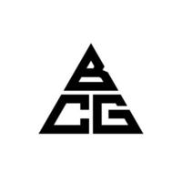 création de logo de lettre triangle bcg avec forme de triangle. monogramme de conception de logo triangle bcg. modèle de logo vectoriel triangle bcg avec couleur rouge. logo triangulaire bcg logo simple, élégant et luxueux.