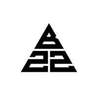 création de logo de lettre triangle bzz avec forme de triangle. monogramme de conception de logo triangle bzz. modèle de logo vectoriel triangle bzz avec couleur rouge. logo triangulaire bzz logo simple, élégant et luxueux.