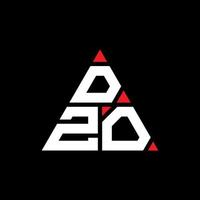 création de logo de lettre triangle dzo avec forme de triangle. monogramme de conception de logo triangle dzo. modèle de logo vectoriel triangle dzo avec couleur rouge. logo triangulaire dzo logo simple, élégant et luxueux.