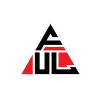 création de logo de lettre triangulaire complète avec forme de triangle. monogramme de conception de logo triangle complet. modèle de logo vectoriel triangle complet avec couleur rouge. logo triangulaire complet logo simple, élégant et luxueux.