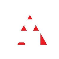 création de logo de lettre triangle vrt avec forme de triangle. monogramme de conception de logo triangle vrt. modèle de logo vectoriel triangle vrt avec couleur rouge. logo triangulaire vrt logo simple, élégant et luxueux.