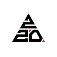 création de logo de lettre triangle zzo avec forme de triangle. monogramme de conception de logo triangle zzo. modèle de logo vectoriel triangle zzo avec couleur rouge. logo triangulaire zzo logo simple, élégant et luxueux.