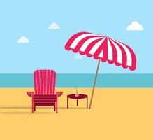 Adirondack Chair Beach Free Vector