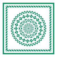 motif bandana écharpe tribal. conception de style maori polynésien pour femme hijab, tapis boho, bandana, cravates, batik, tapis, châle, taie d'oreiller. motif carré vecteur