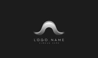 lettre un modèle de vecteur gratuit de conception de logo.