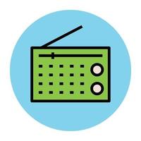 concepts de radio à la mode vecteur