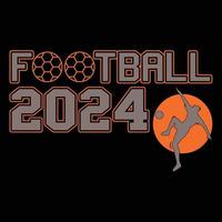 conception de t-shirt de football vecteur